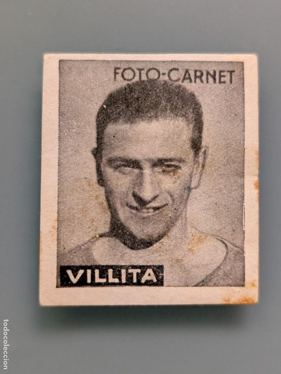 Cromos de F&uacute;tbol: RARO CROMO VILLITA REAL OVIEDO 942 1943 1942-43 ED CISNE LIBRETA DEPORTIVA ASTURIAS GIJON