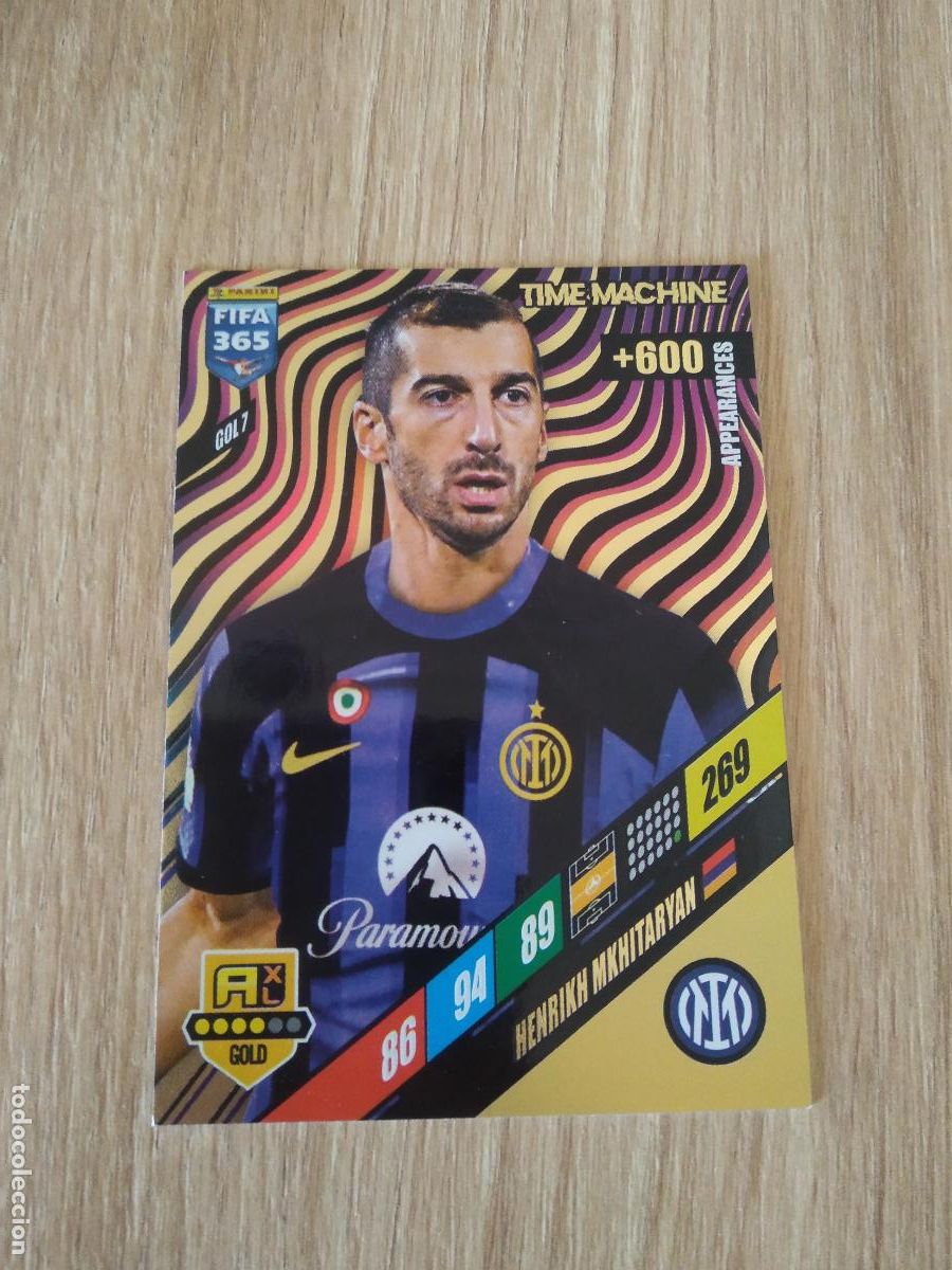 Cromos de F&uacute;tbol: GOL 7 MKHITARYAN INTER MILAN CROMO FUTBOL PANINI ADRENALYN 2023-2024 FIFA 365 23-24