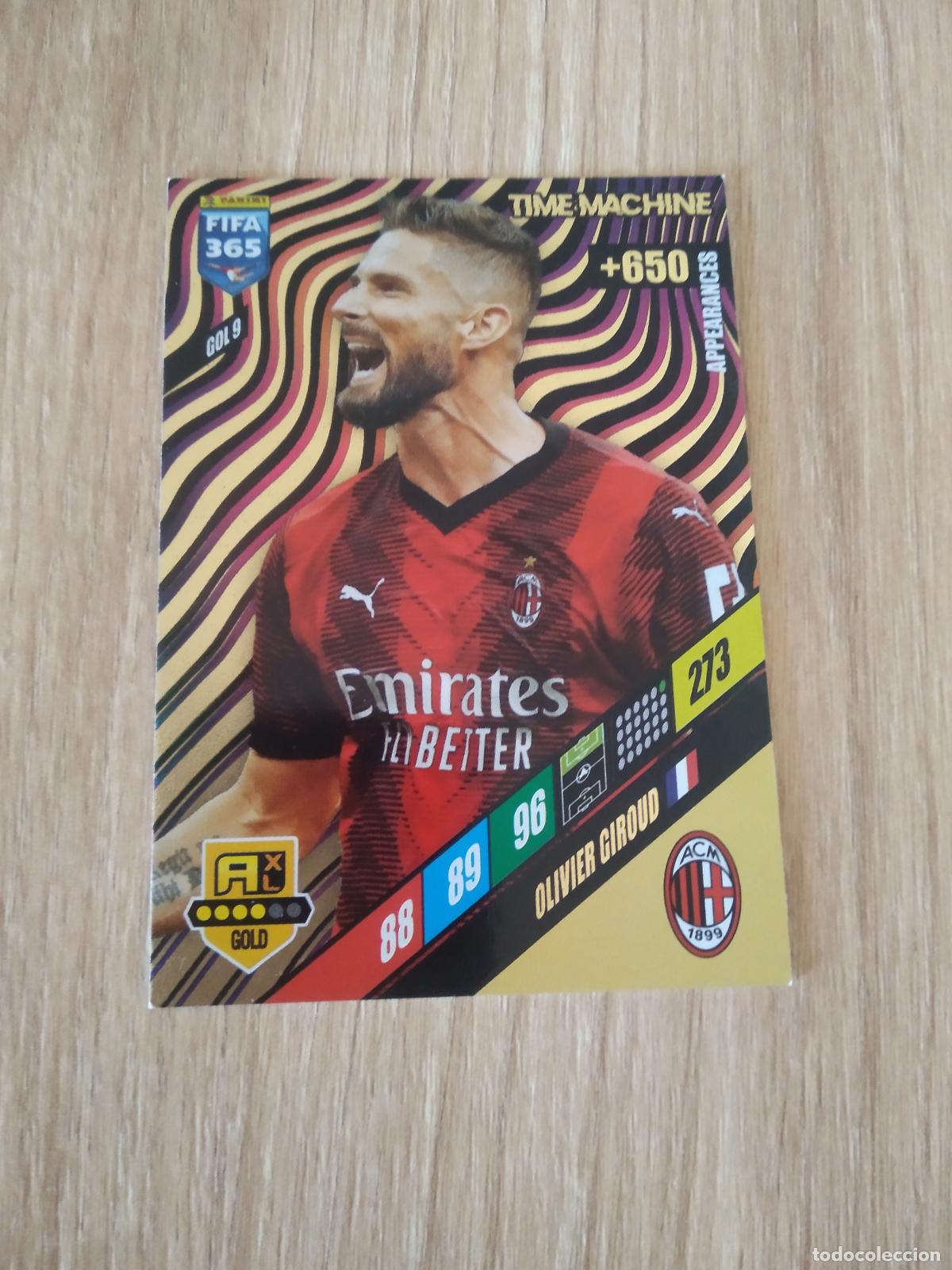Cromos de F&uacute;tbol: GOL 9 GIROUD AC MILAN CROMO FUTBOL PANINI ADRENALYN 2023-2024 FIFA 365 23-24