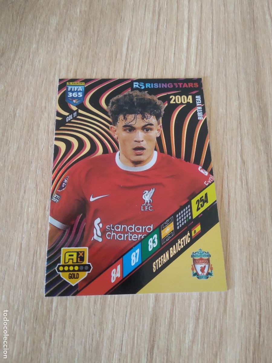 Cromos de F&uacute;tbol: GOL 11 BAJCETIC LIVERPOOL CROMO FUTBOL PANINI ADRENALYN 2023-2024 FIFA 365 23-24