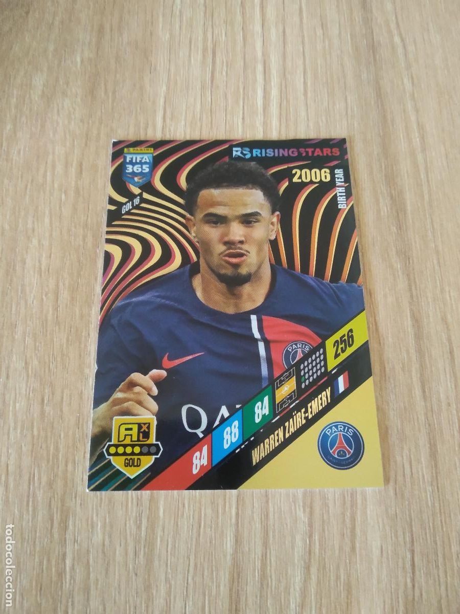Cromos de F&uacute;tbol: GOL 16 WARREN ZAIRE-EMERY PARIS SAINT GERMAIN CROMO FUTBOL PANINI ADRENALYN 2023-2024 FIFA 365 23-24