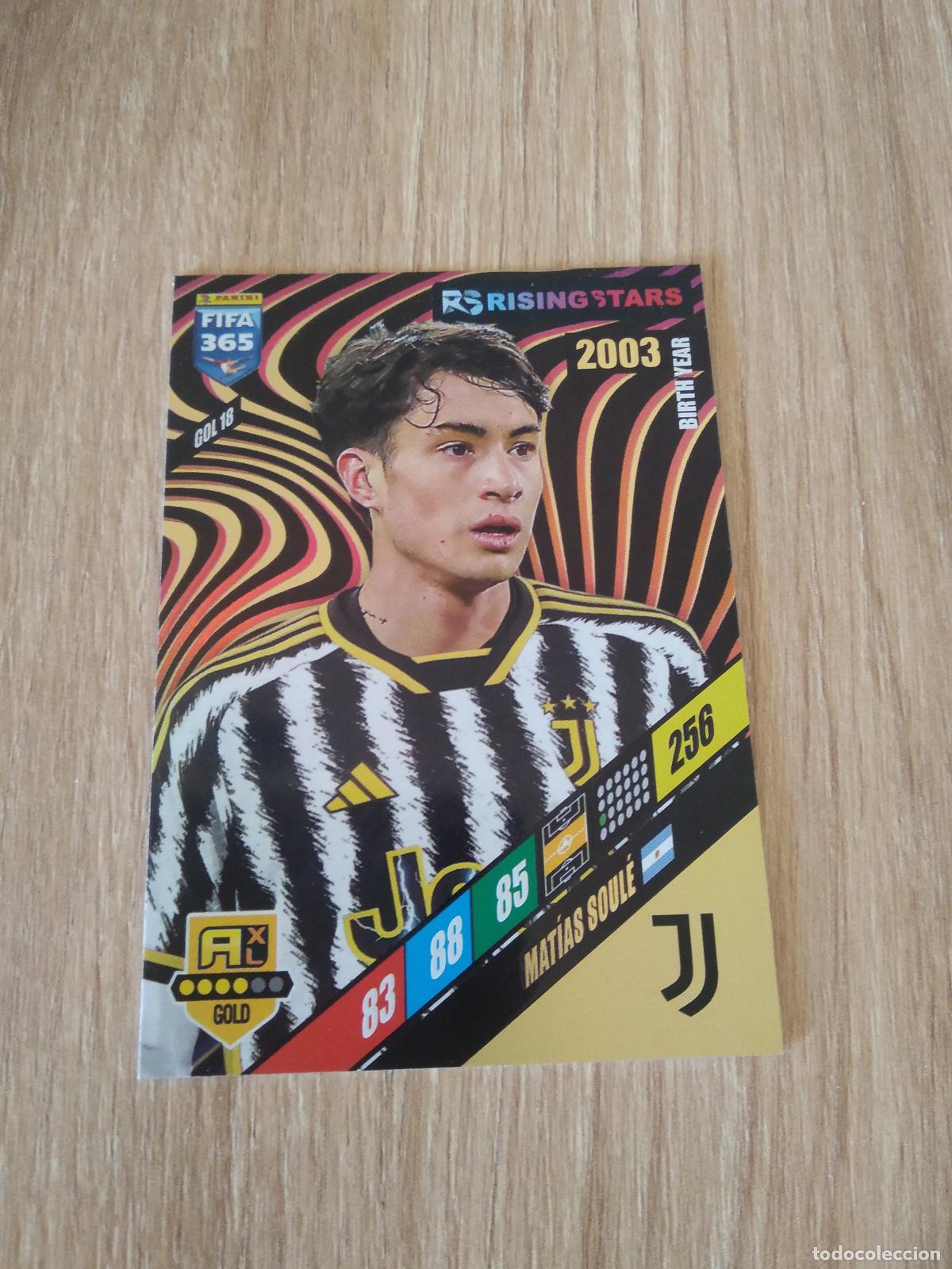 Cromos de F&uacute;tbol: GOL 18 MATIAS SOULE JUVENTUS TURIN CROMO FUTBOL PANINI ADRENALYN 2023-2024 FIFA 365 23-24