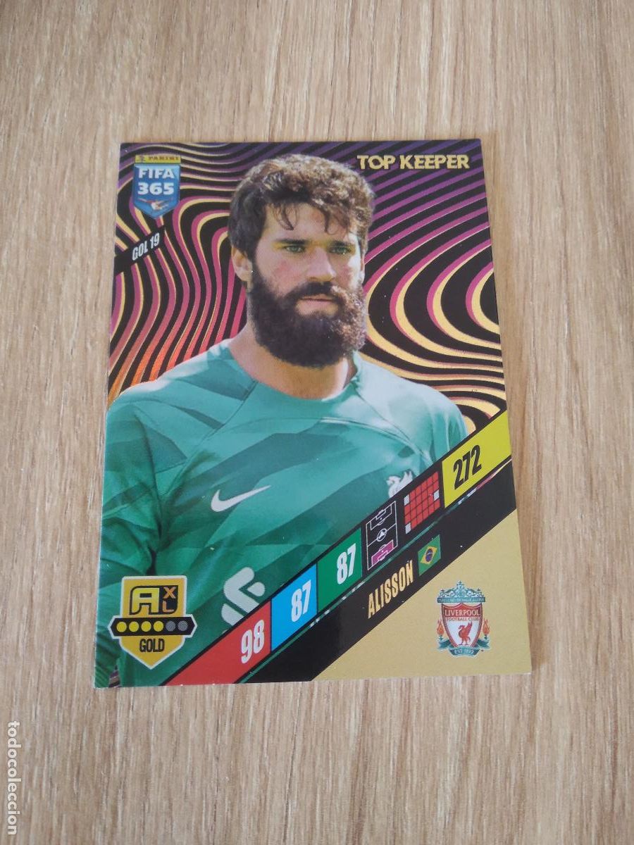 Cromos de F&uacute;tbol: GOL 19 ALISSON LIVERPOOL CROMO FUTBOL PANINI ADRENALYN 2023-2024 FIFA 365 23-24