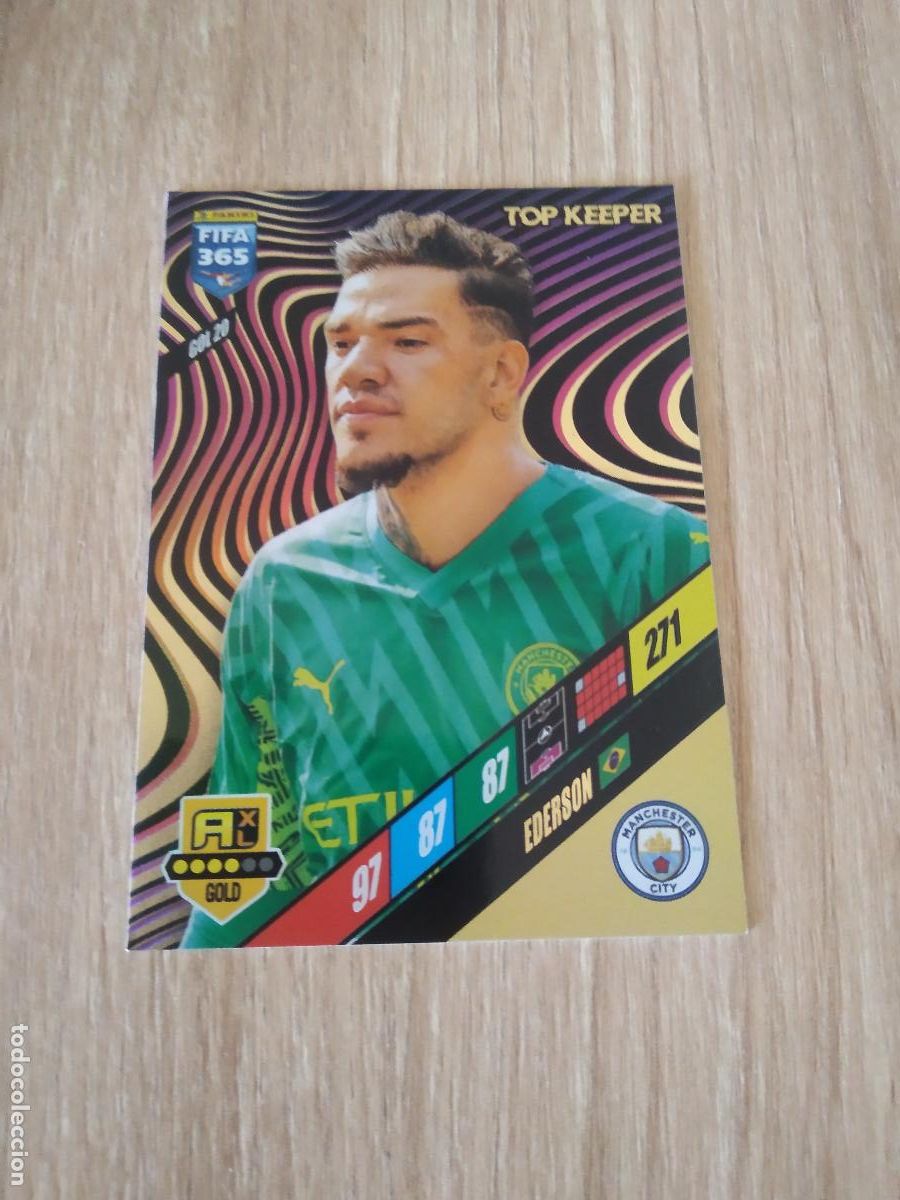 Cromos de F&uacute;tbol: GOL 20 EDERSON MANCHESTER CITY CROMO FUTBOL PANINI ADRENALYN 2023-2024 FIFA 365 23-24