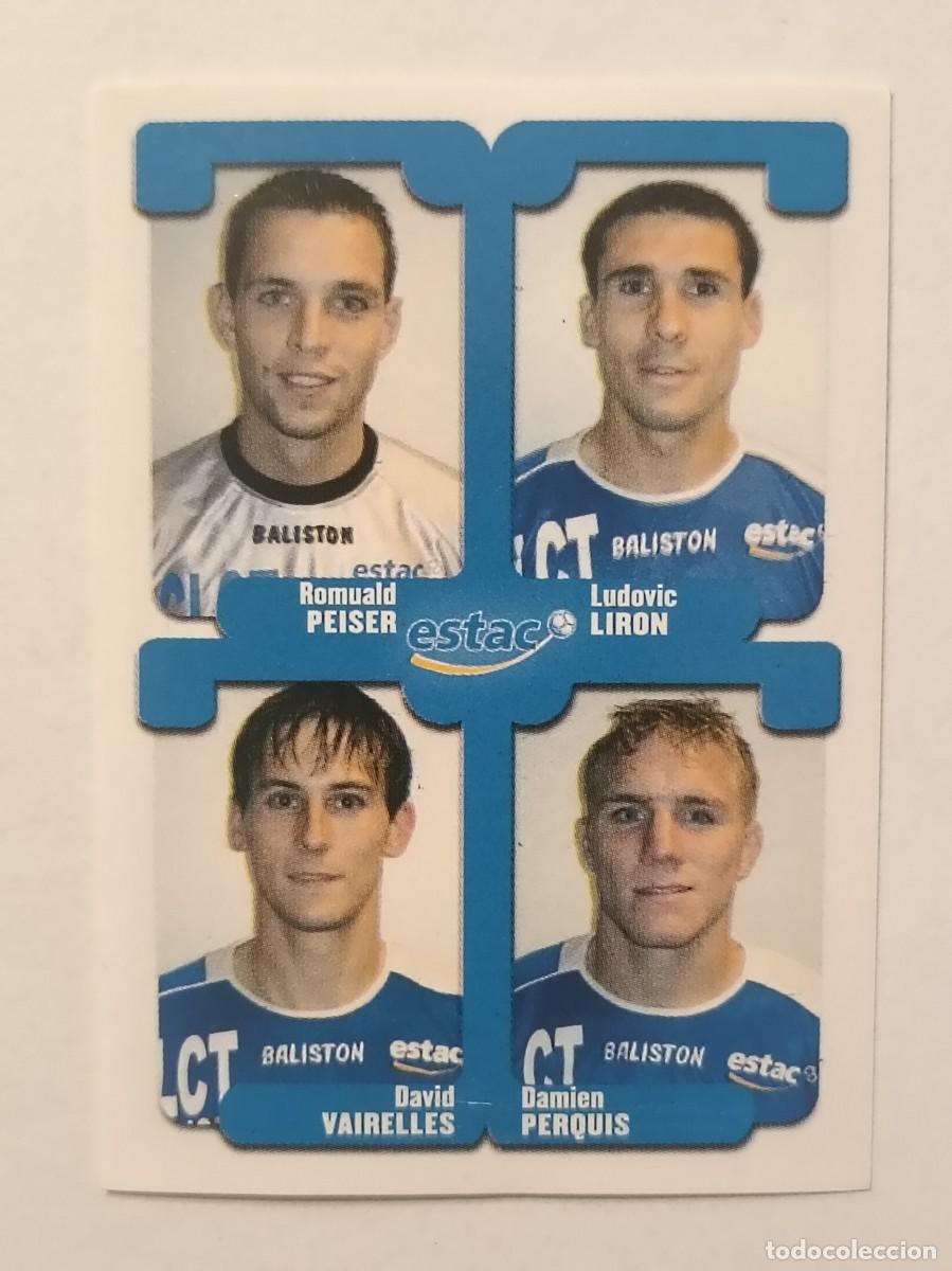 Cromos de F&uacute;tbol: #478 PEISER-LIRON-VAIRELLES-PERQUIS (TROYES) LIGUE 1 FOOT 2005 PANINI