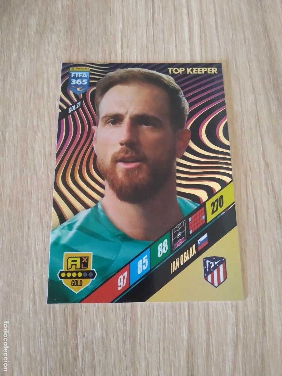 Cromos de F&uacute;tbol: GOL 21 OBLAK ATLETICO DE MADRID CROMO FUTBOL PANINI ADRENALYN 2023-2024 FIFA 365 23-24