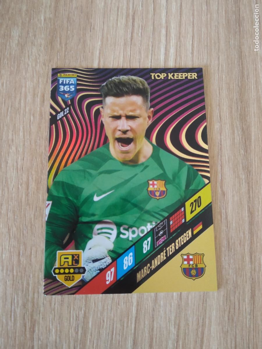 Cromos de F&uacute;tbol: GOL 22 TER STEGEN BARCELONA BAR&Ccedil;A CROMO FUTBOL PANINI ADRENALYN 2023-2024 FIFA 365 23-24
