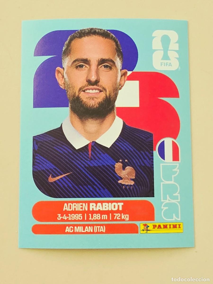 Cromos de F&uacute;tbol: FRA 12 Adrien Rabiot, Francia, Panini FIFA World Cup Mundial 2026 Sticker