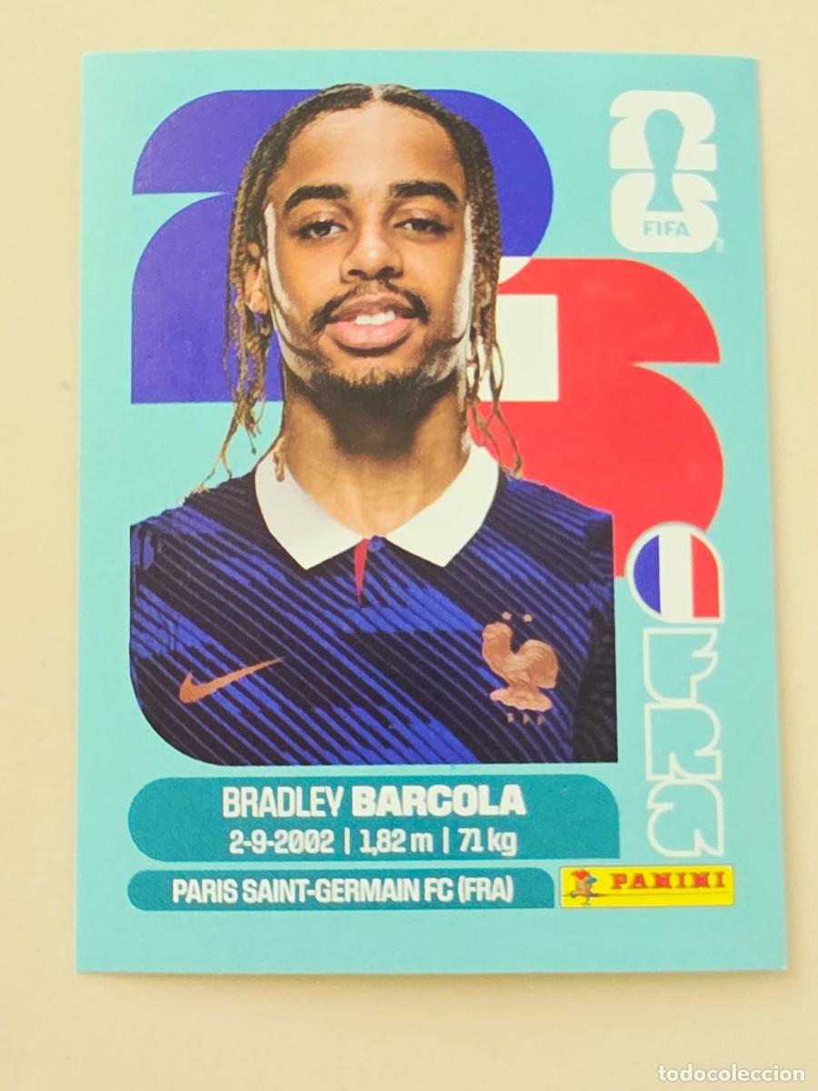 Cromos de F&uacute;tbol: FRA 16 Bradley Barcola, Francia, Panini FIFA World Cup Mundial 2026 Sticker
