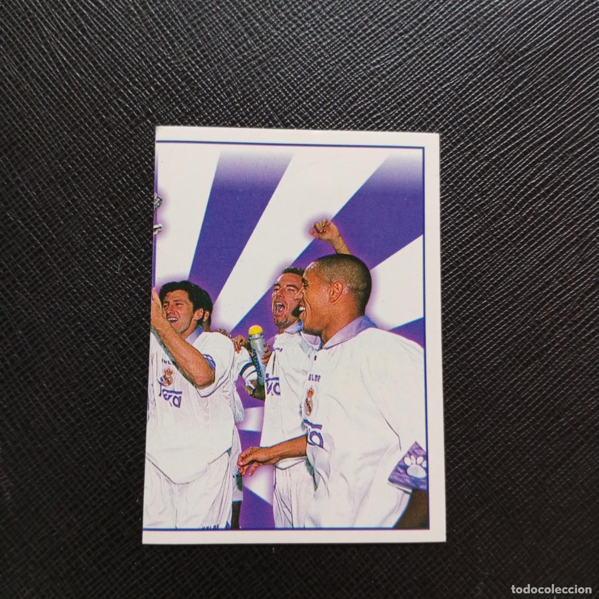 Cartes &agrave; collectionner de Football: 6 REAL MADRID CELEBRACION PANINI 1998 1999 CROMO FUTBOL LIGA 98 99 - SIN PEGAR - A64 PG6
