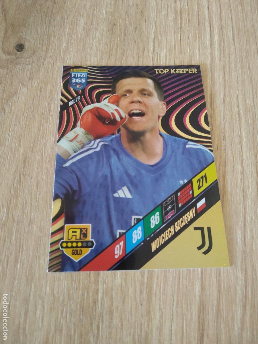 Cartes &agrave; collectionner de Football: GOL 26 SZCZESNY JUVENTUS TURIN CROMO FUTBOL PANINI ADRENALYN 2023-2024 FIFA 365 23-24