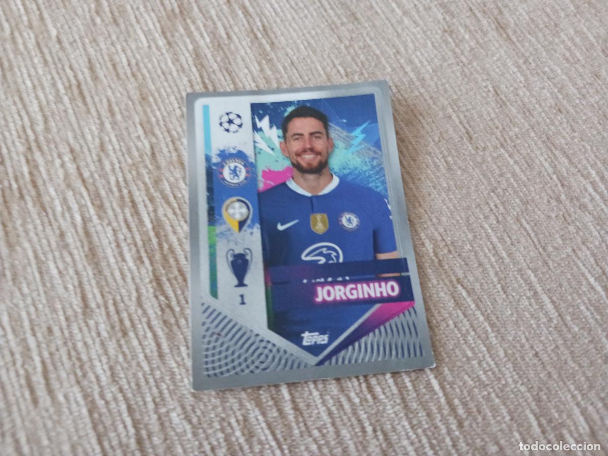 Cromos de F&uacute;tbol: TOPPS STICKERS CHAMPIONS 2022/2023 144 JORGINHO (CHELSEA FC)