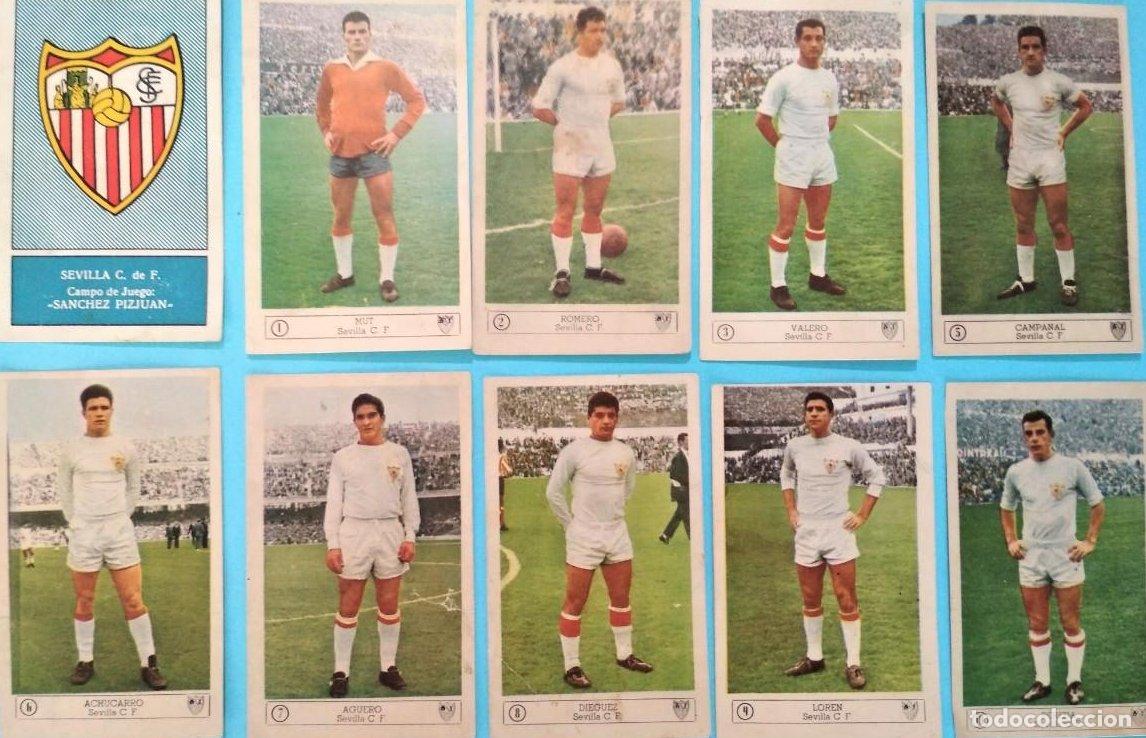 Cromos de f&uacute;tbol: LOTE DE CROMOS. SUELTOS; 3,00 &euro;. SEVILLA C. DE F. FUTBOL. CAMPEONATO 1959 60. EDICIONES FERCA.
