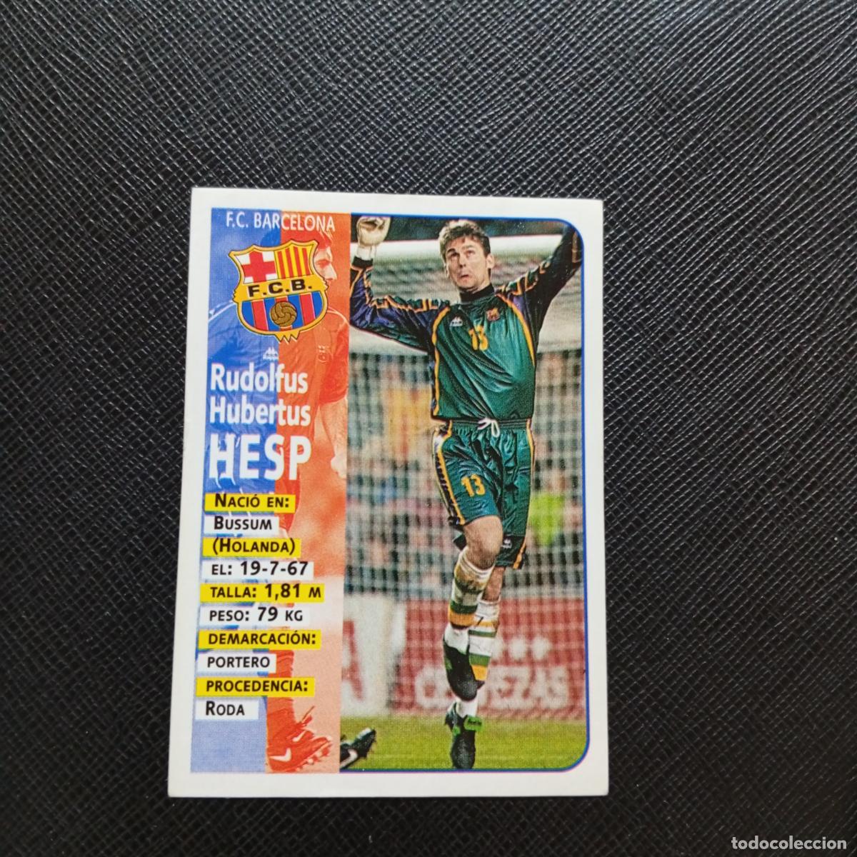 Cromos de F&uacute;tbol: 10 HESP BARCELONA PANINI 1998 1999 CROMO FUTBOL LIGA 98 99 - SIN PEGAR - A64 PG8