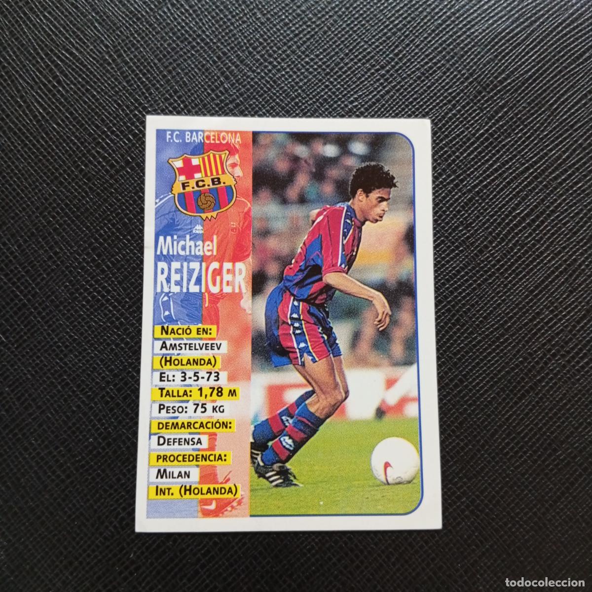 Cromos de F&uacute;tbol: 12 REIZIGER BARCELONA PANINI 1998 1999 CROMO FUTBOL LIGA 98 99 - SIN PEGAR - A64 PG8