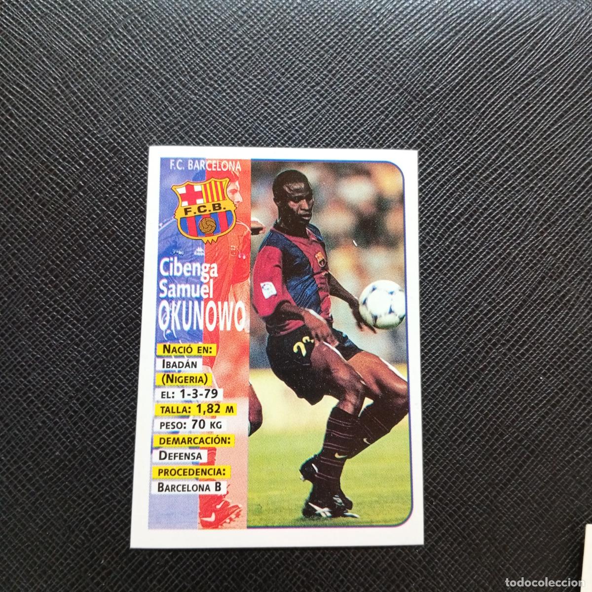 Cromos de F&uacute;tbol: 13A 13 OKUNOWO BARCELONA PANINI 1998 1999 CROMO FUTBOL LIGA 98 99 - SIN PEGAR - A64 PG9