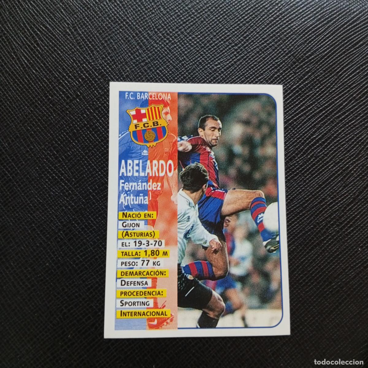 Cromos de F&uacute;tbol: 14 ABELARDO BARCELONA PANINI 1998 1999 CROMO FUTBOL LIGA 98 99 - SIN PEGAR - A64 PG9