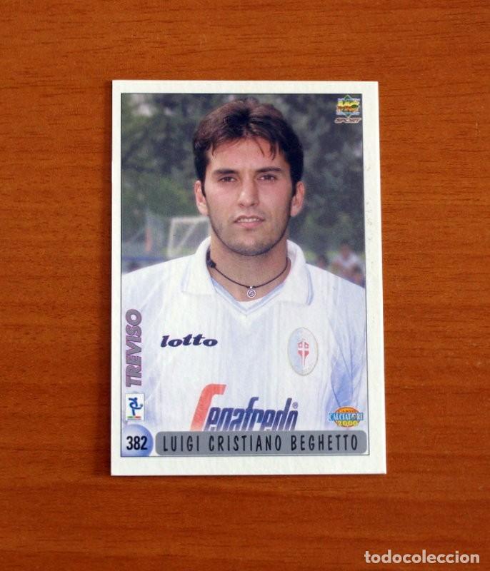 Cromos de F&uacute;tbol: Treviso-382 Luigi Cristiano Beghetto-Riccardo Rimondini-Mundicromo 1999-2000-99-00 Calciatori-Italia