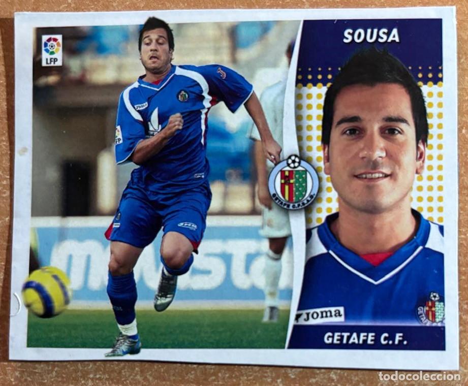 Cromos de F&uacute;tbol: EDICIONES ESTE 2006-2007 06 07 SOUSA (GETAFE) DIF&Iacute;CIL RECORTADO LEER