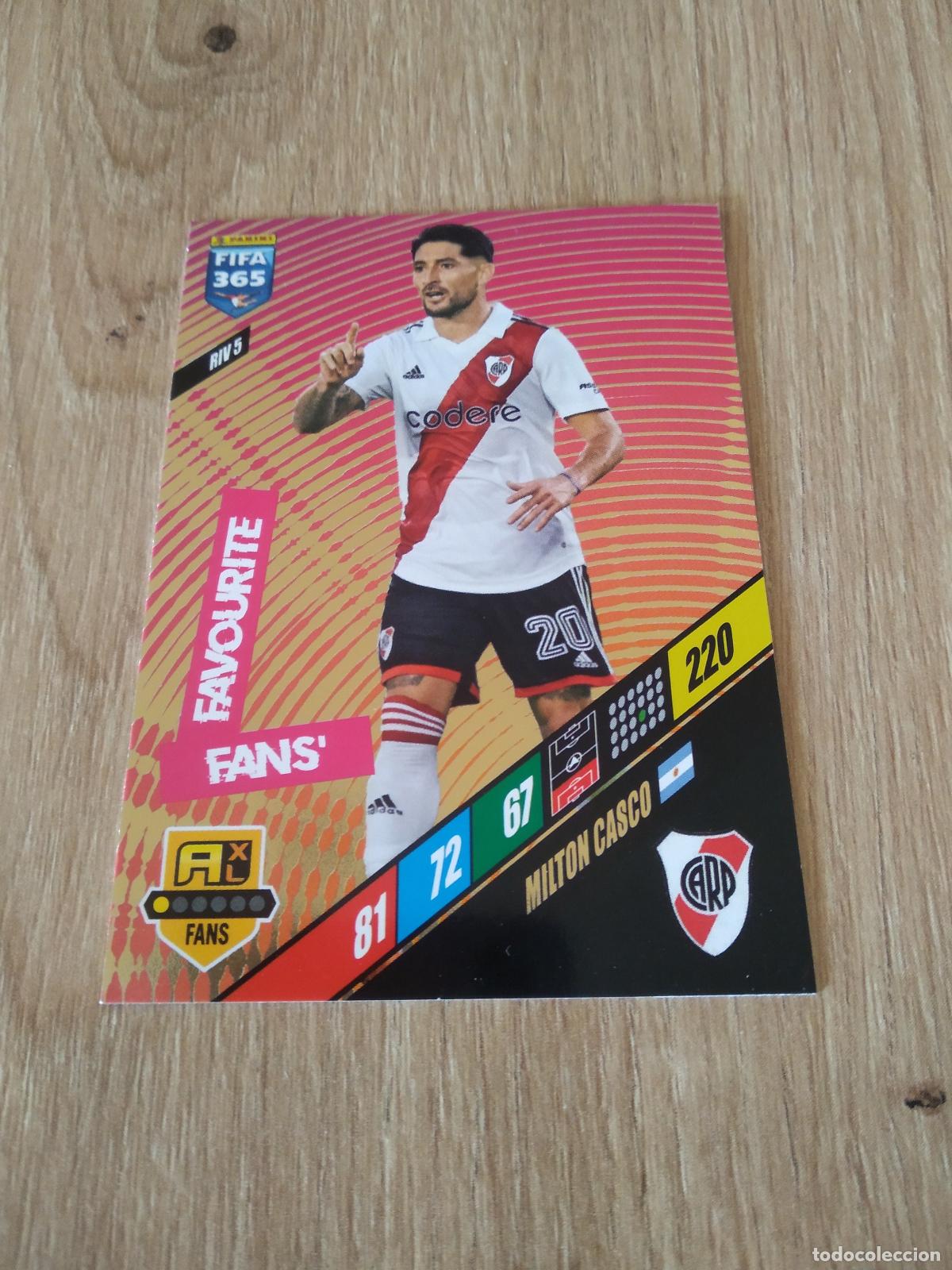 Cromos de F&uacute;tbol: RIV 5 MILTON CASCO RIVER PLATE CROMO FUTBOL PANINI ADRENALYN 2023-2024 FIFA 365 23-24