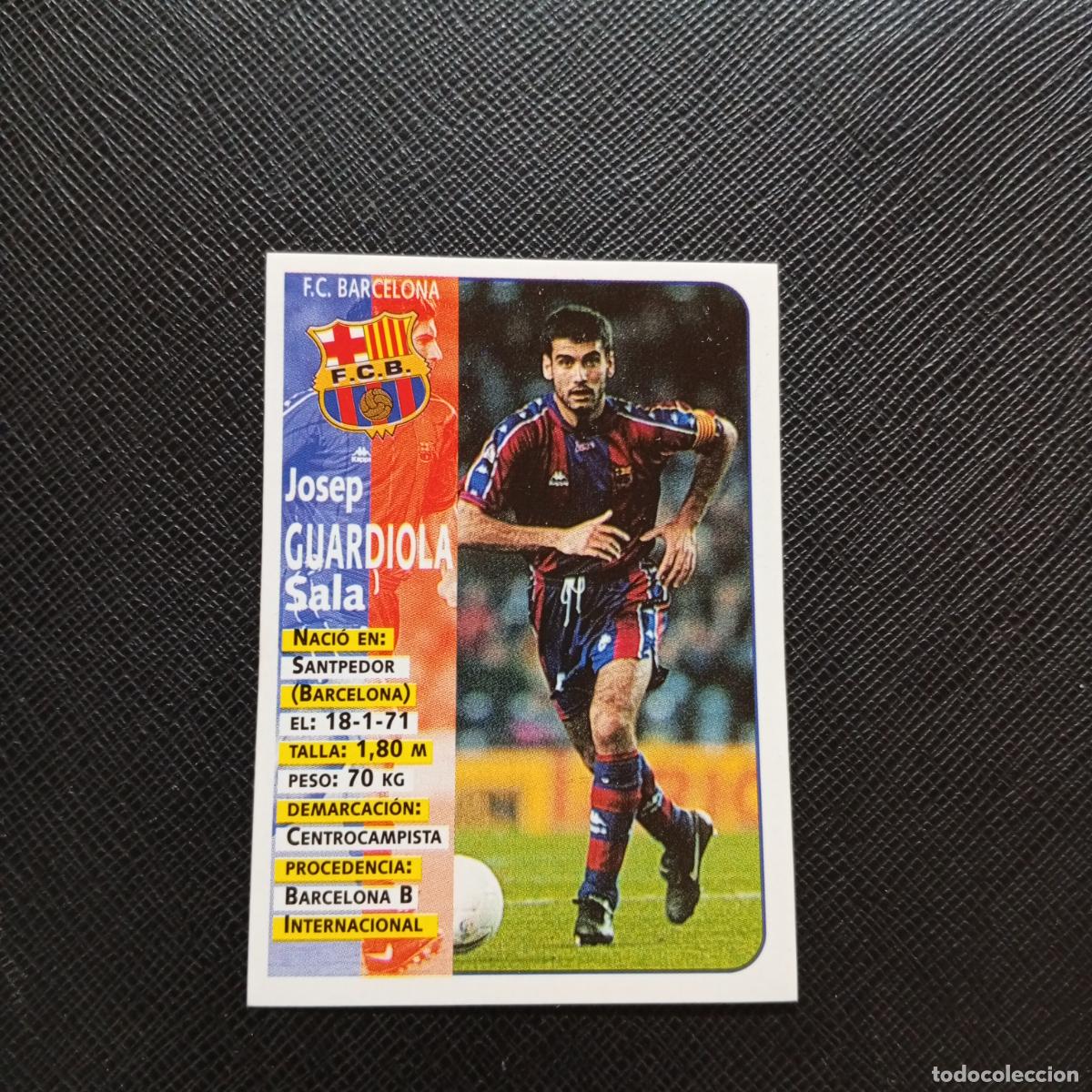 Cromos de F&uacute;tbol: 17 GUARDIOLA BARCELONA PANINI 1998 1999 CROMO FUTBOL LIGA 98 99 - SIN PEGAR - A64 PG11