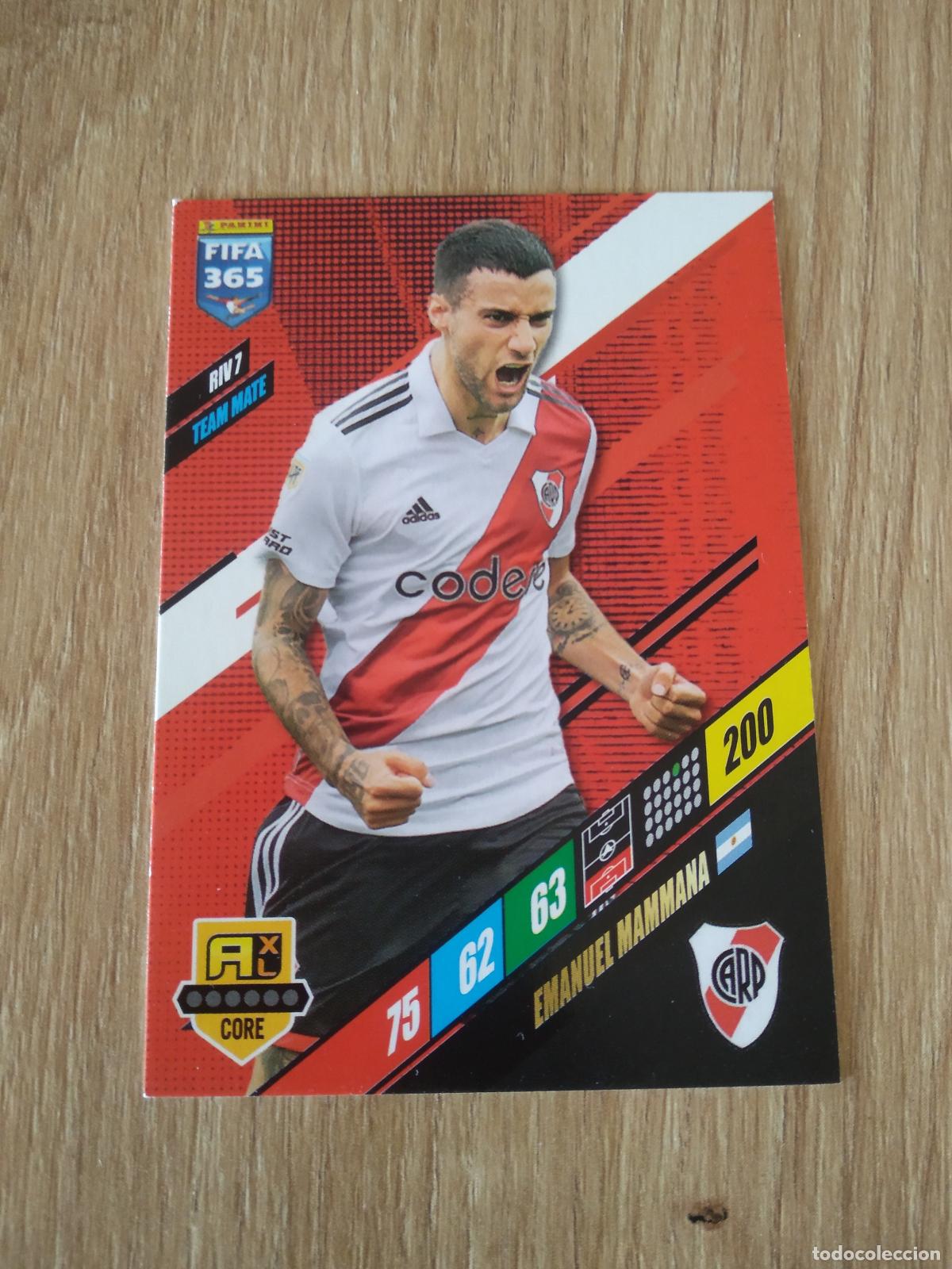 Cromos de F&uacute;tbol: RIV 7 EMANUEL MAMMANA RIVER PLATE CROMO FUTBOL PANINI ADRENALYN 2023-2024 FIFA 365 23-24