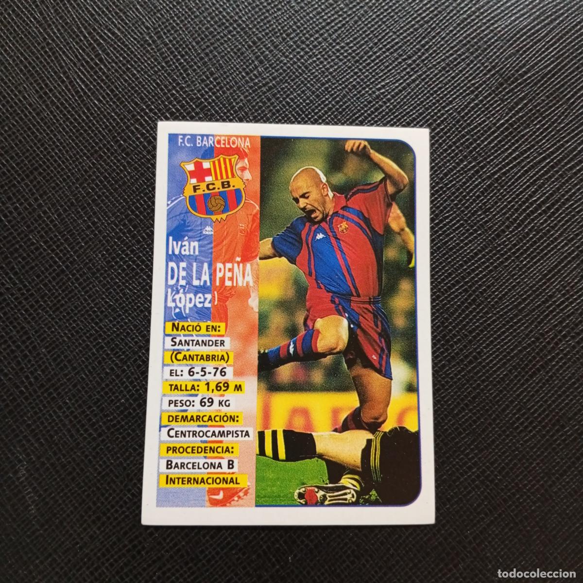 Cromos de F&uacute;tbol: 18 DE LA PE&Ntilde;A BARCELONA PANINI 1998 1999 CROMO FUTBOL LIGA 98 99 - SIN PEGAR - A64 PG11