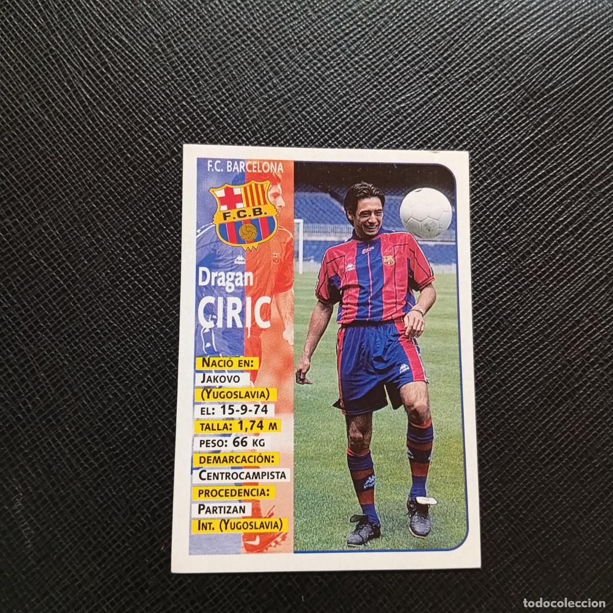 Cromos de F&uacute;tbol: 18 CIRIC BARCELONA PANINI 1998 1999 CROMO FUTBOL LIGA 98 99 - SIN PEGAR - A64 PG11
