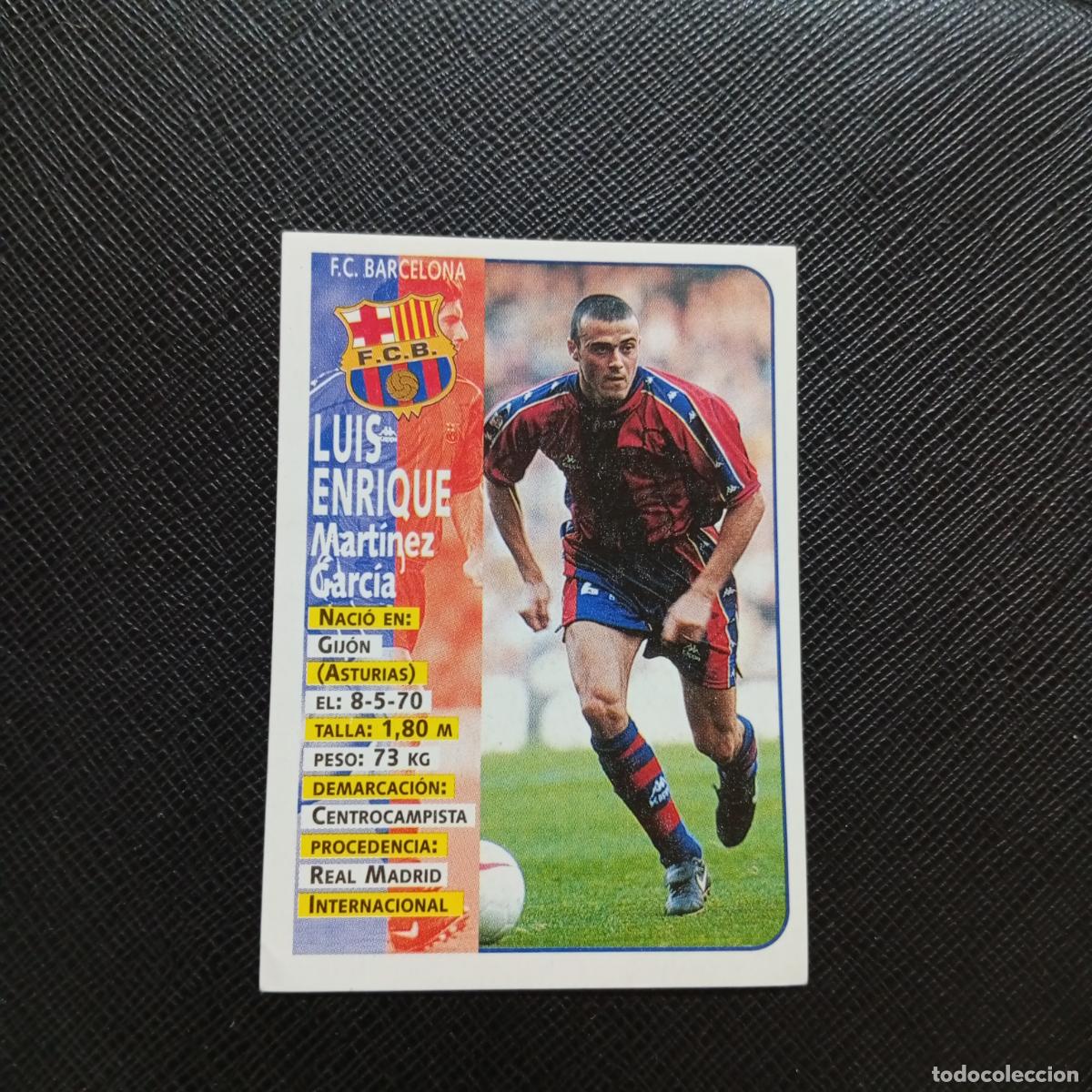 Cromos de F&uacute;tbol: 22 LUIS ENRIQUE BARCELONA PANINI 1998 1999 CROMO FUTBOL LIGA 98 99 - SIN PEGAR - A64 PG12