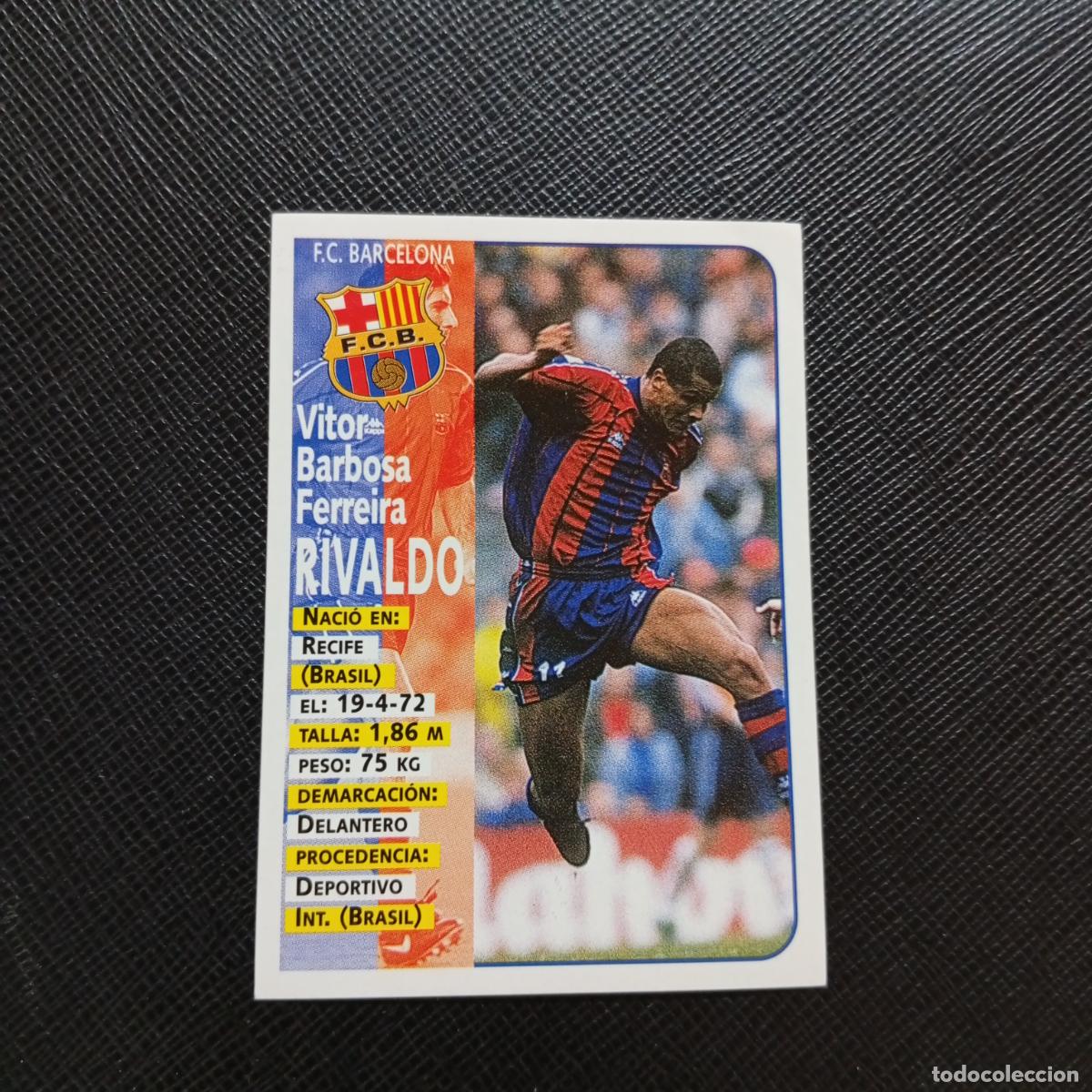 Cromos de F&uacute;tbol: 25 RIVALDO BARCELONA PANINI 1998 1999 CROMO FUTBOL LIGA 98 99 - SIN PEGAR - A64 PG12