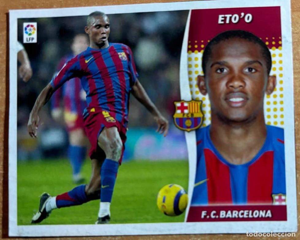 Cromos de F&uacute;tbol: EDICIONES ESTE 2006-2007 06 07 ETO'O (FC BARCELONA) RECORTADO LEER