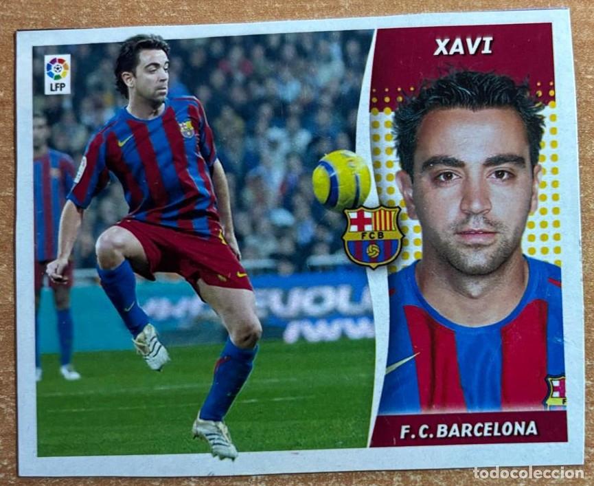 Cromos de F&uacute;tbol: EDICIONES ESTE 2006-2007 06 07 XAVI (FC BARCELONA) RECORTADO LEER