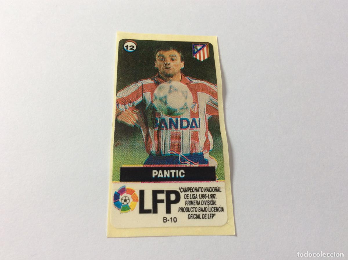 Cromos de F&uacute;tbol: Pantic Atl&eacute;tico de Madrid Chicles Vidal 96 97 La liga de las estrellas
