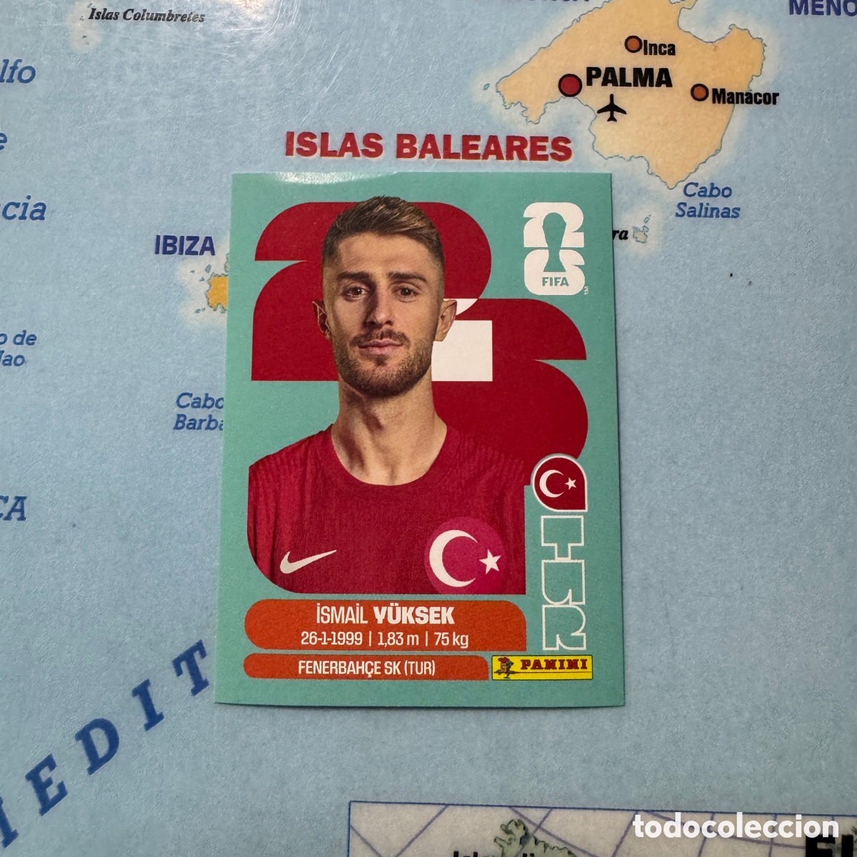 Cromos de f&uacute;tbol: Turquia n&uacute;mero 10 cromo panini Mundial Fifa World Cup 2026