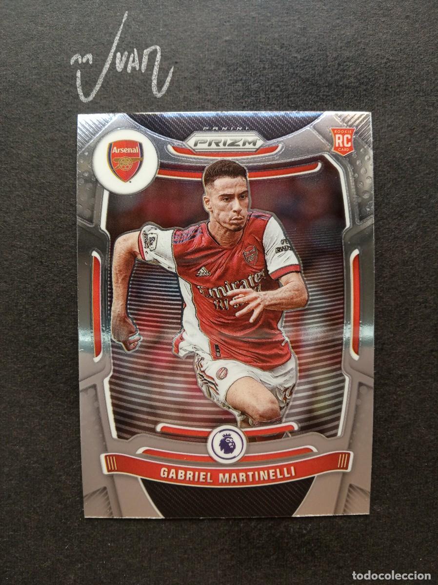 Cromos de F&uacute;tbol: N&ordm; 203 ROOKIE GABRIEL MARTINELLI ARSENAL BRASIL ⚽ PANINI &reg; PRIZM PREMIER 2022 2023 22 23 NUEVO