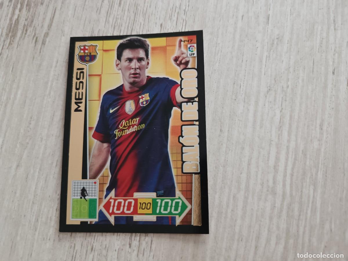 Cromos de F&uacute;tbol: MESSI BAL&Oacute;N DE ORO ADRENALYN 2012 2013 12 13