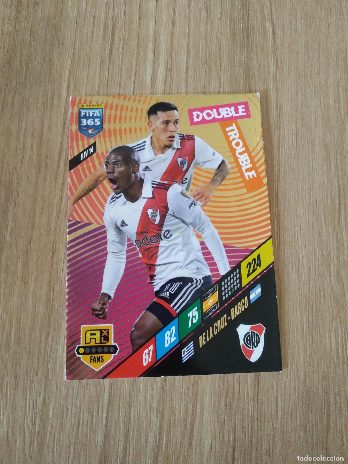 Cromos de F&uacute;tbol: RIV 14 DE LA CRUZ BARCO RIVER PLATE CROMO FUTBOL PANINI ADRENALYN 2023-2024 FIFA 365 23-24