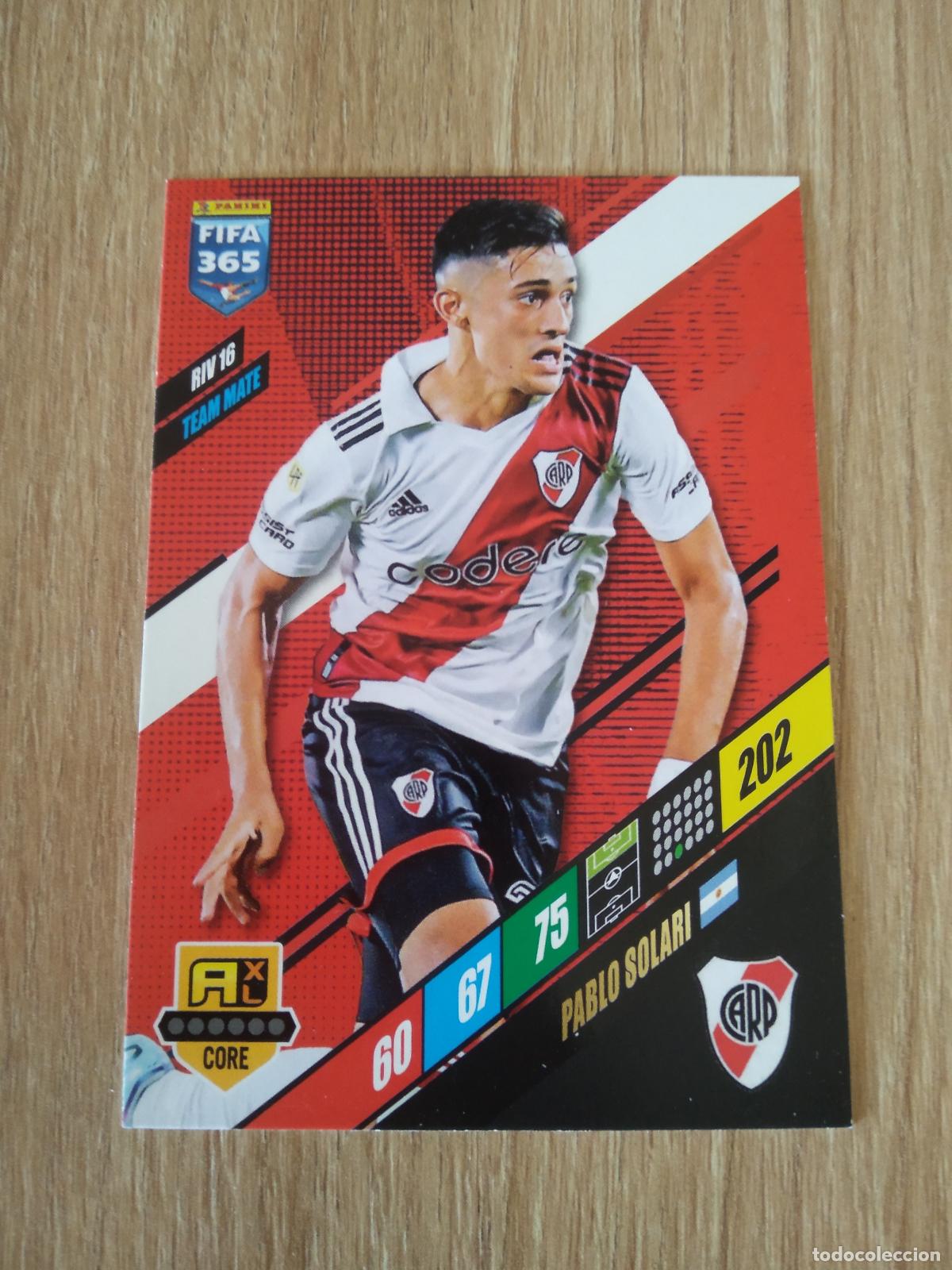 Cromos de F&uacute;tbol: RIV 16 PABLO SOLARI RIVER PLATE CROMO FUTBOL PANINI ADRENALYN 2023-2024 FIFA 365 23-24