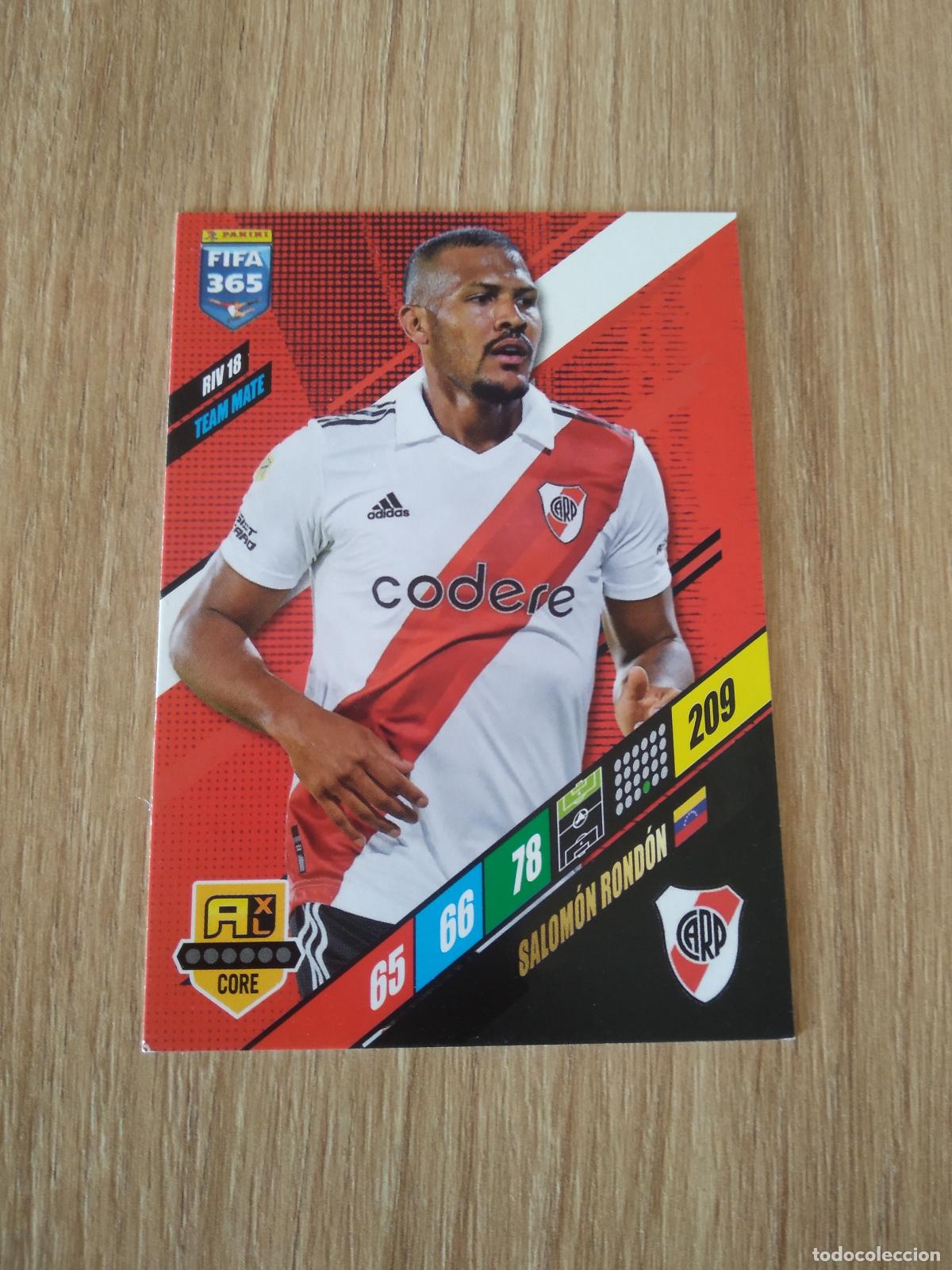 Cromos de F&uacute;tbol: RIV 18 SALOMON RONDON RIVER PLATE CROMO FUTBOL PANINI ADRENALYN 2023-2024 FIFA 365 23-24