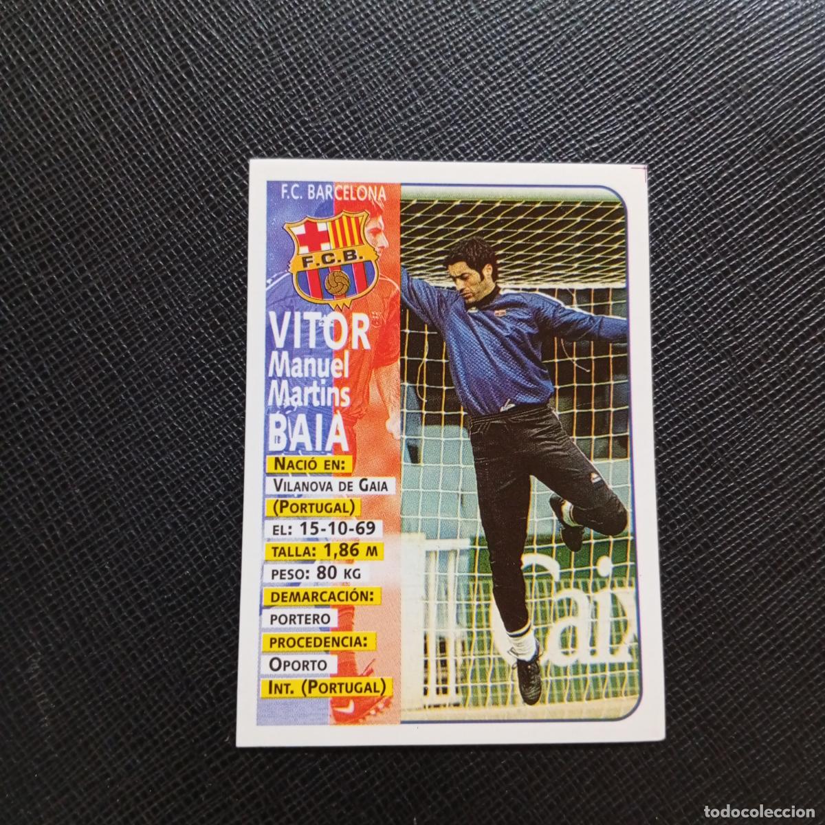 Cromos de F&uacute;tbol: 27 VITOR BAIA BARCELONA PANINI 1998 1999 CROMO FUTBOL LIGA 98 99 - SIN PEGAR - A64 PG14