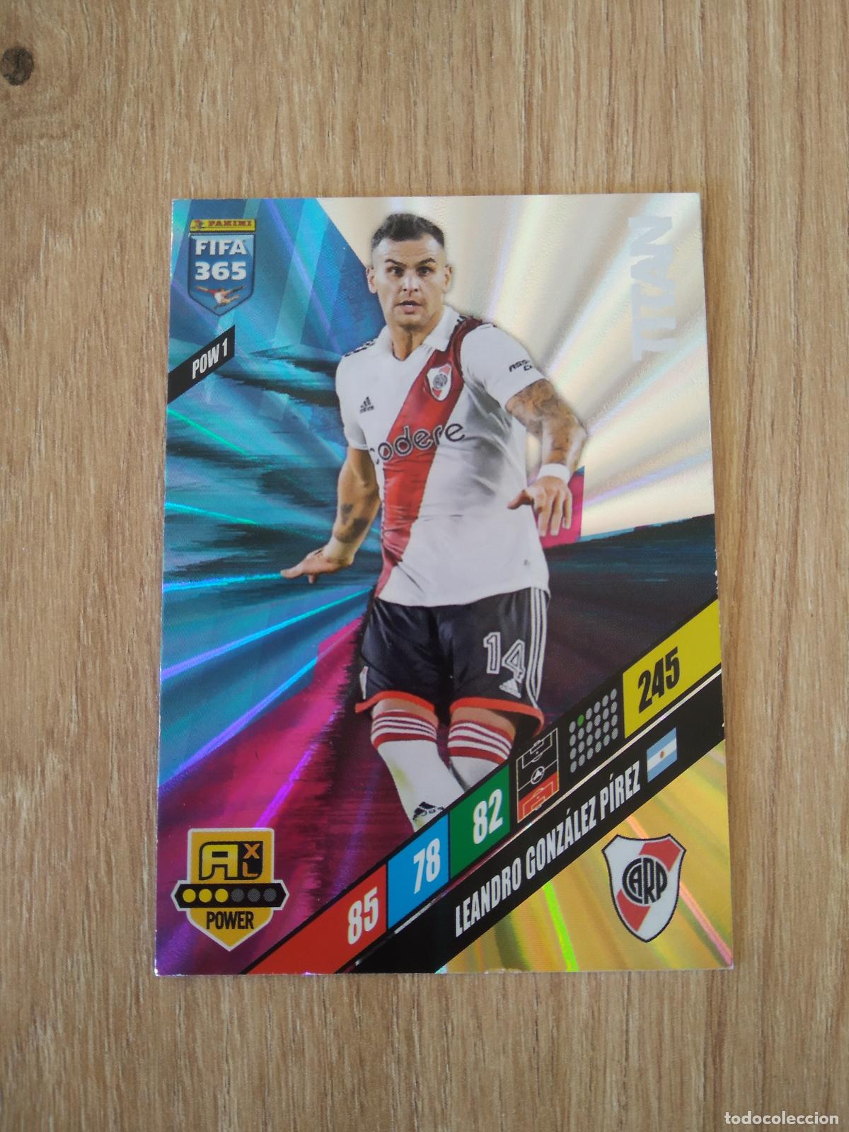 Fu&szlig;ball-Sticker: POW 1 LEANDRO GONZALEZ PIREZ RIVER PLATE CROMO FUTBOL PANINI ADRENALYN 2023-2024 FIFA 365 23-24