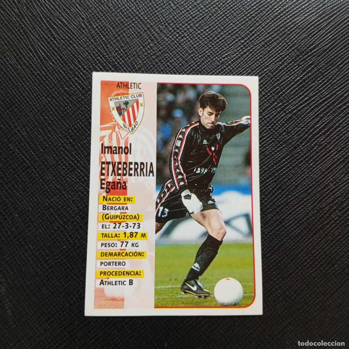 Fu&szlig;ball-Sticker: 29 ETXEBERRIA BILBAO PANINI 1998 1999 CROMO FUTBOL LIGA 98 99 - SIN PEGAR - A64 PG14