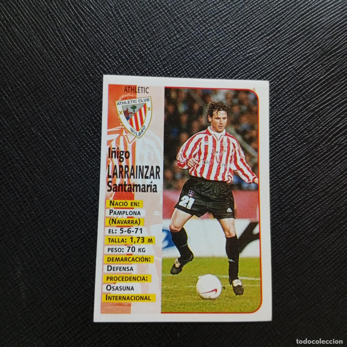 Cromos de F&uacute;tbol: 30 LARRAINZAR BILBAO PANINI 1998 1999 CROMO FUTBOL LIGA 98 99 - SIN PEGAR - A64 PG14