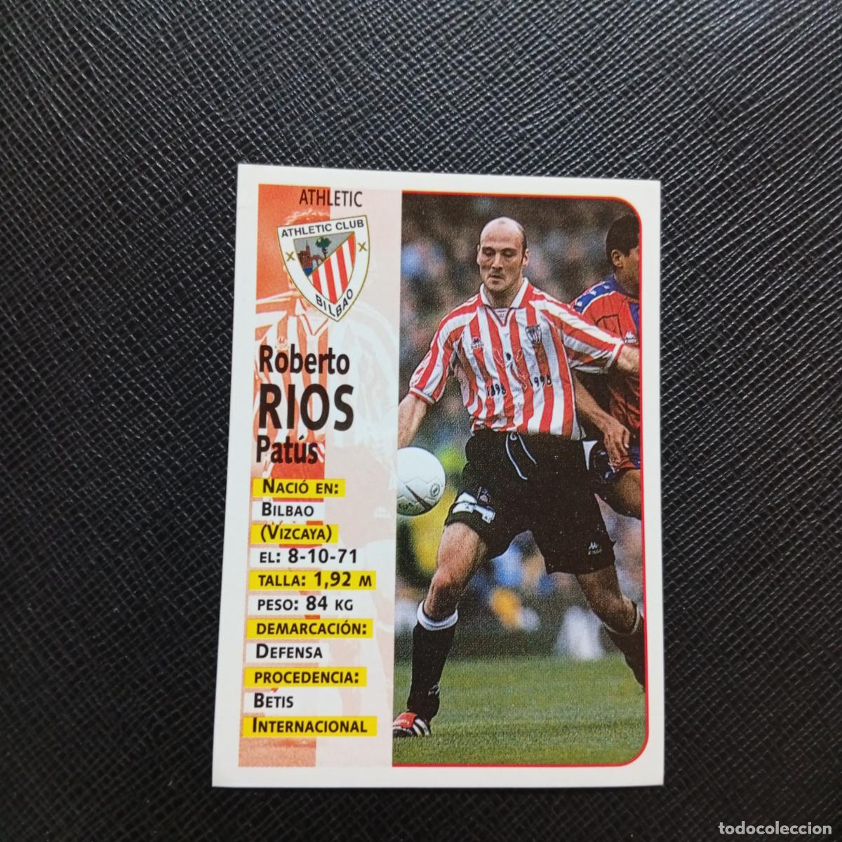 Cromos de F&uacute;tbol: 31 RIOS BILBAO PANINI 1998 1999 CROMO FUTBOL LIGA 98 99 - SIN PEGAR - A64 PG15
