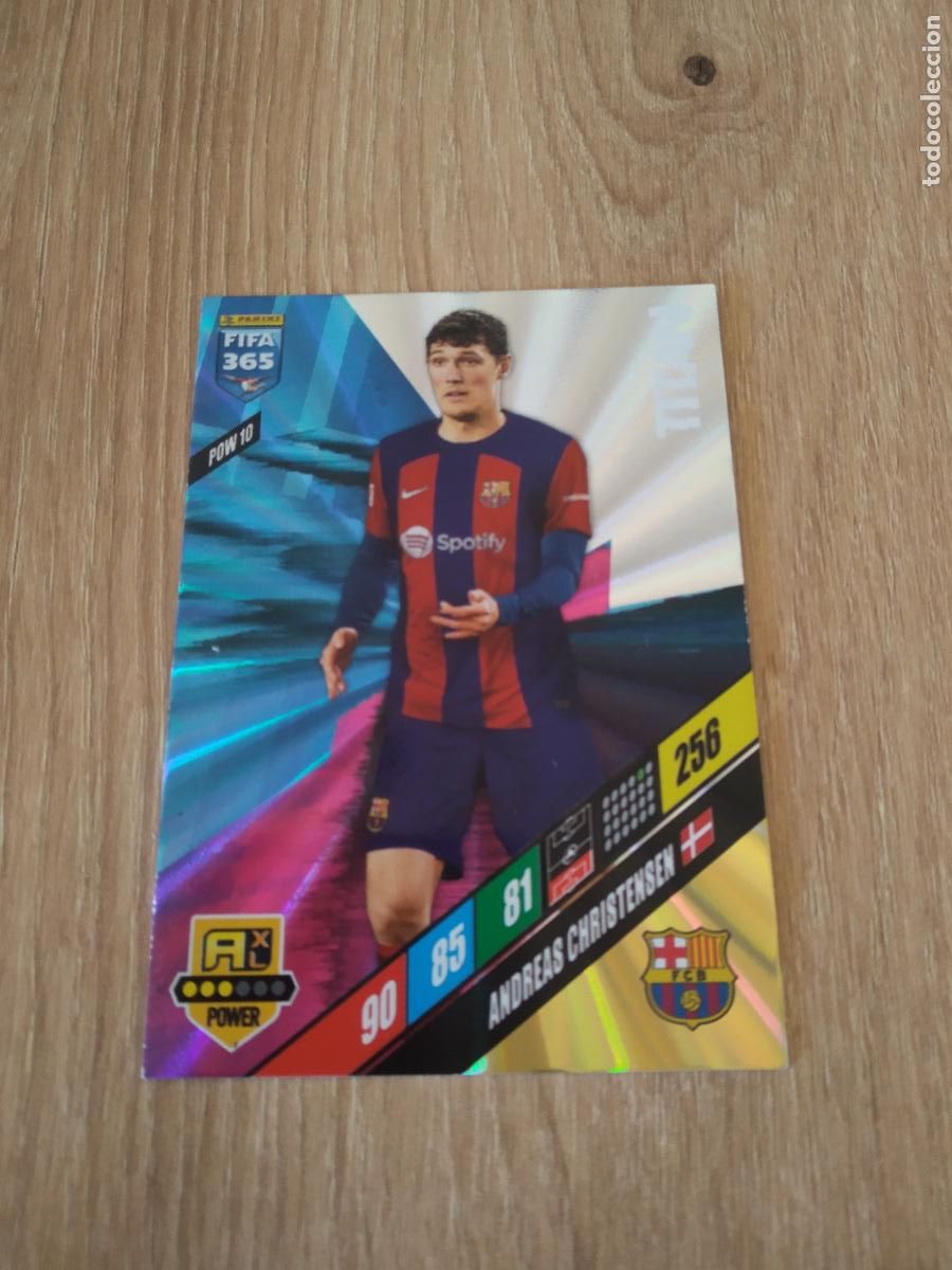 Cromos de F&uacute;tbol: POW 10 CHRISTENSEN BARCELONA BAR&Ccedil;A CROMO FUTBOL PANINI ADRENALYN 2023-2024 FIFA 365 23-24