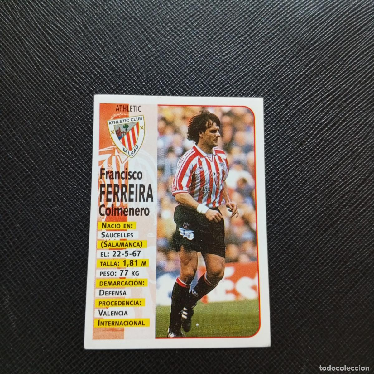 Cromos de F&uacute;tbol: 34 FERREIRA BILBAO PANINI 1998 1999 CROMO FUTBOL LIGA 98 99 - SIN PEGAR - A64 PG15