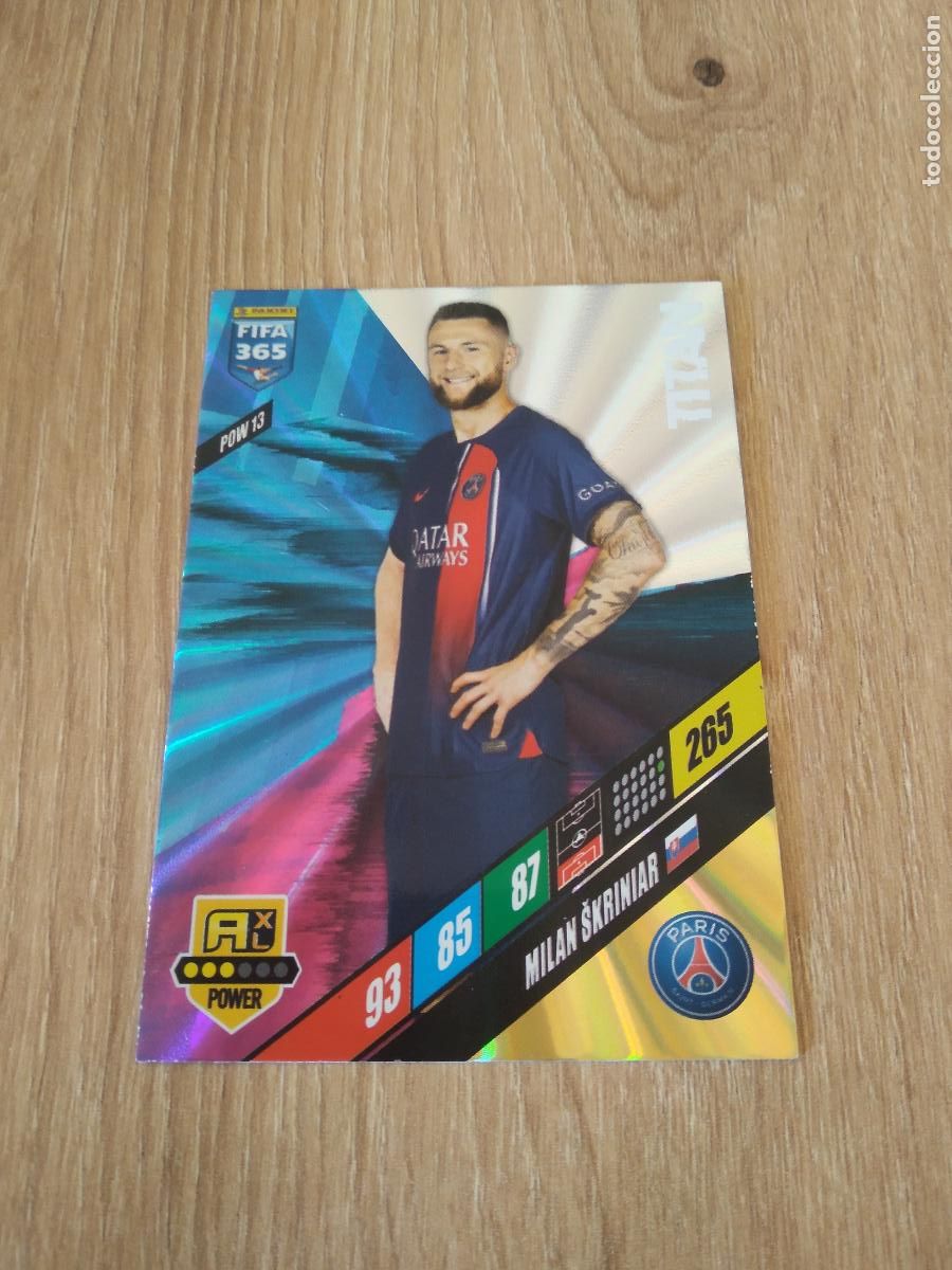 Cromos de F&uacute;tbol: POW 13 SKRINIAR PARIS SAINT GERMAIN CROMO FUTBOL PANINI ADRENALYN 2023-2024 FIFA 365 23-24
