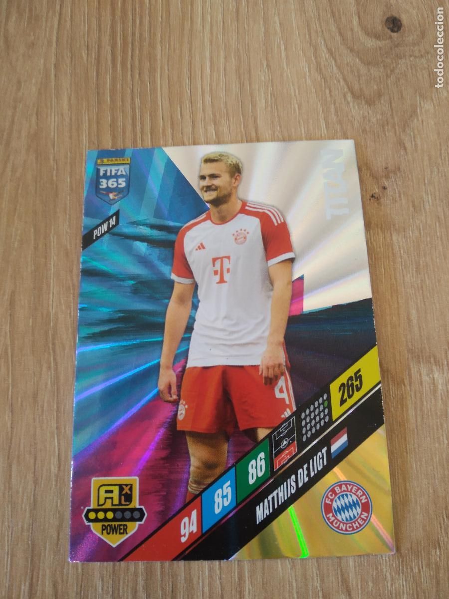 Cromos de F&uacute;tbol: POW 14 DE LIGT BAYERN MUNICH CROMO FUTBOL PANINI ADRENALYN 2023-2024 FIFA 365 23-24