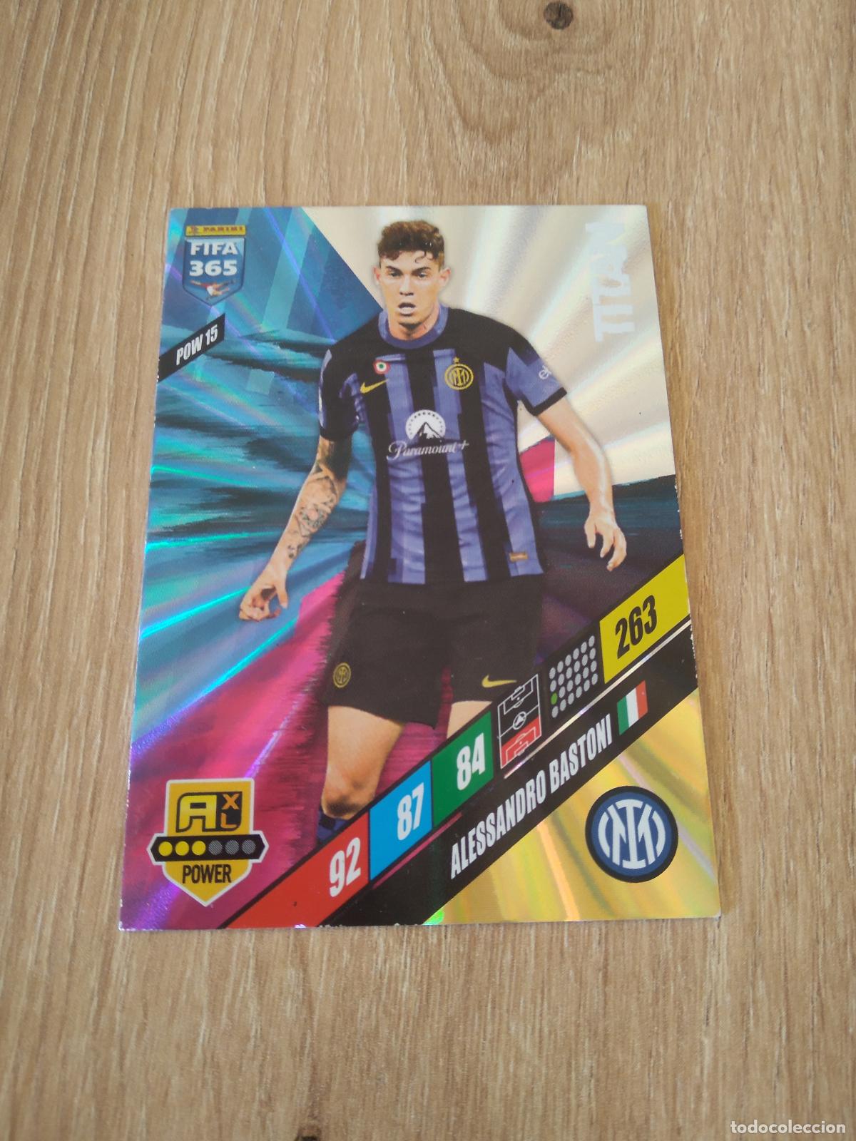 Cromos de F&uacute;tbol: POW 15 BASTONI INTER MILAN CROMO FUTBOL PANINI ADRENALYN 2023-2024 FIFA 365 23-24