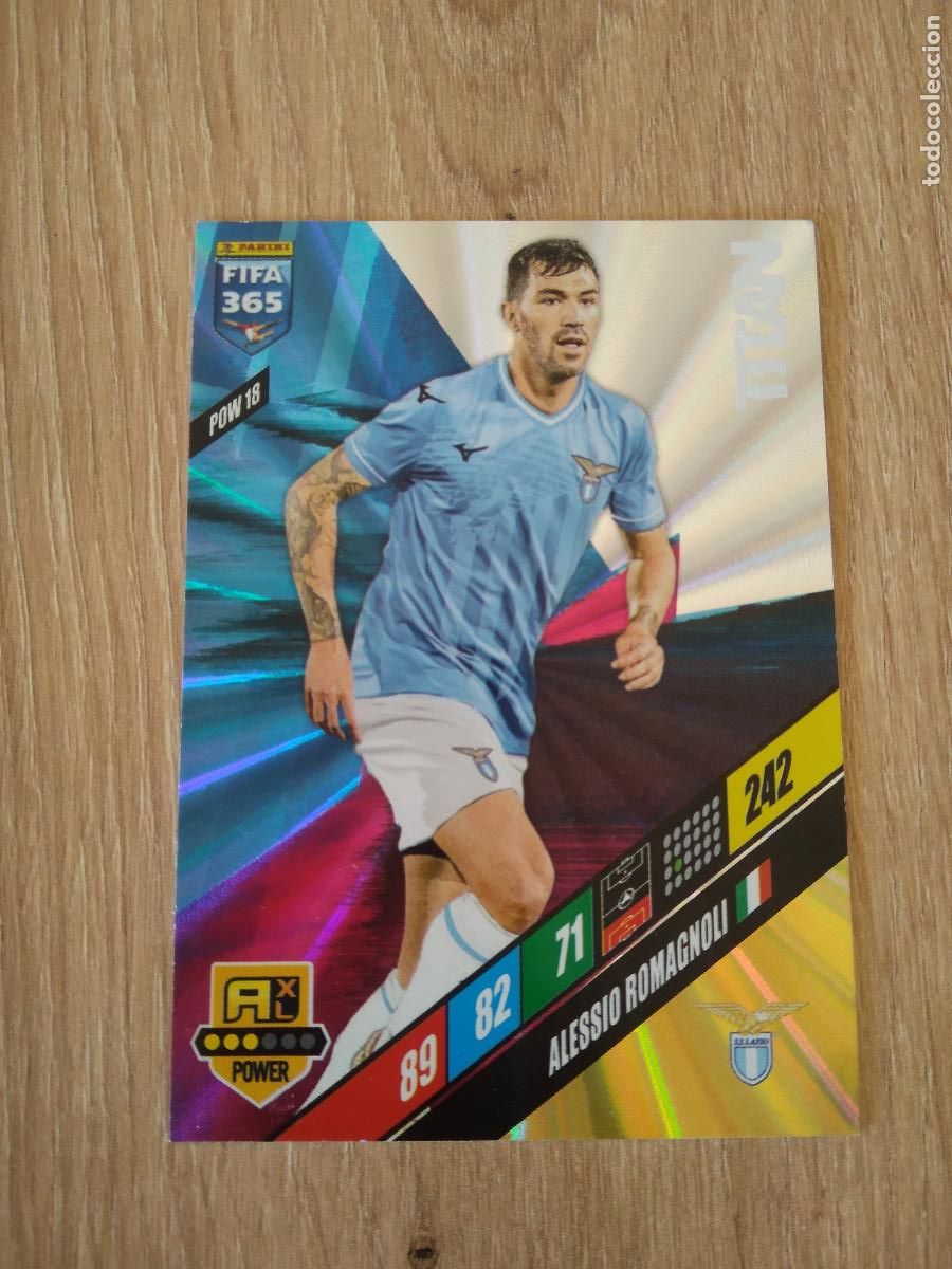 Figurine di Calcio: POW 18 ROMAGNOLI LAZIO CROMO FUTBOL PANINI ADRENALYN 2023-2024 FIFA 365 23-24